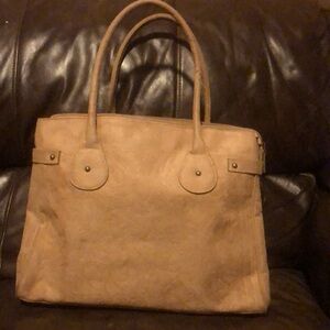 Brown Leather Tote Bag